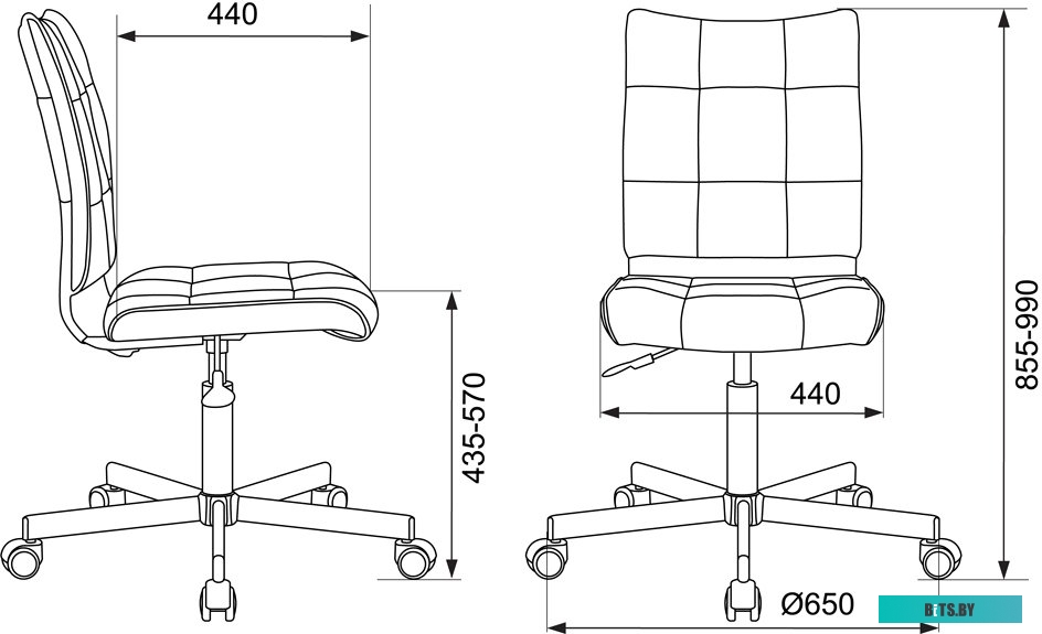 Офисное кресло (Стул) Бюрократ CH-330M (черный) <CH-330M/BLACK>