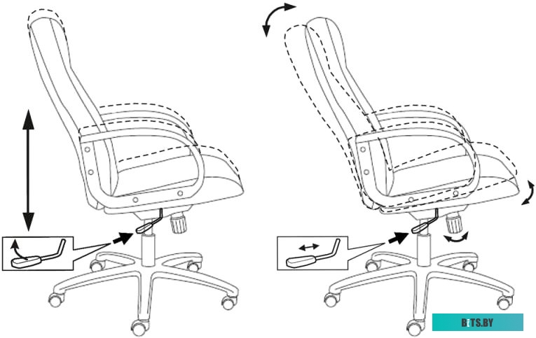 Офисное кресло (Стул) Бюрократ T-898AXSN/3C1GR (серый) <T-898/3C1GR>