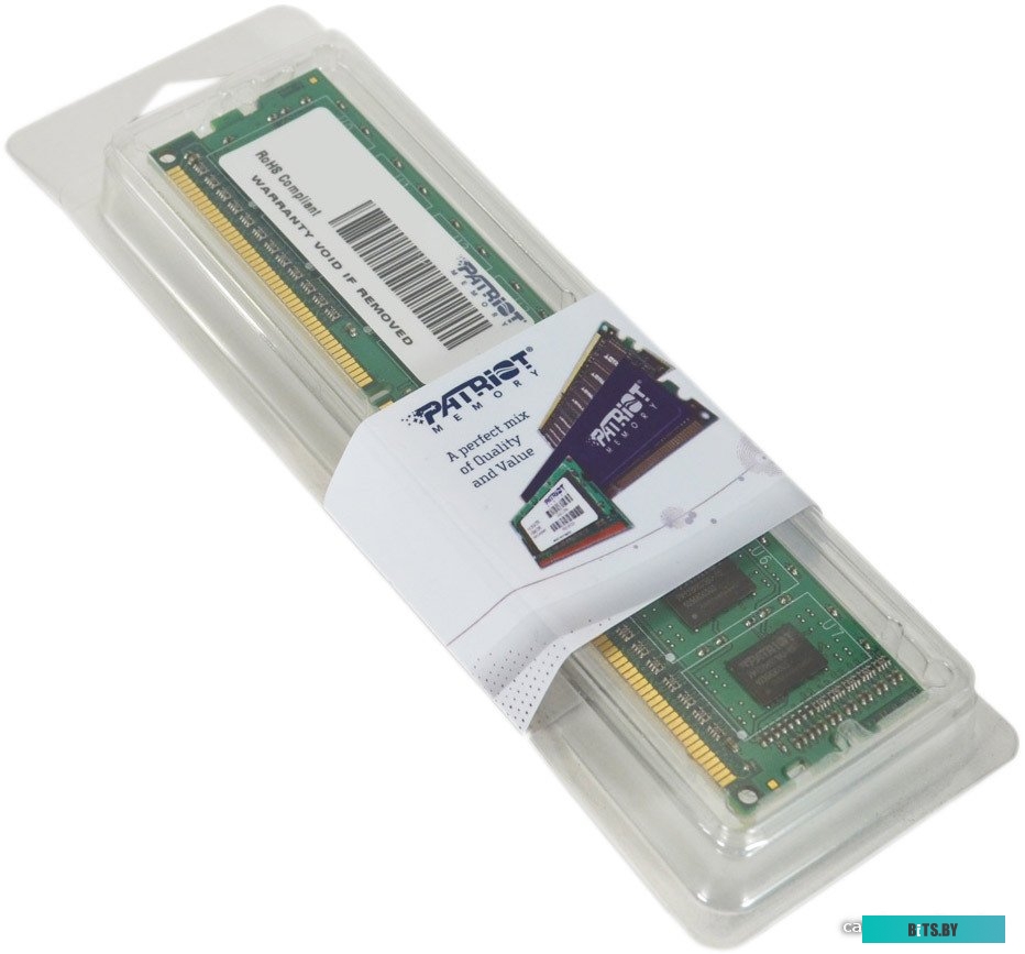 Оперативная память Patriot Signature 8GB DDR3 PC3-12800 (PSD38G16002)