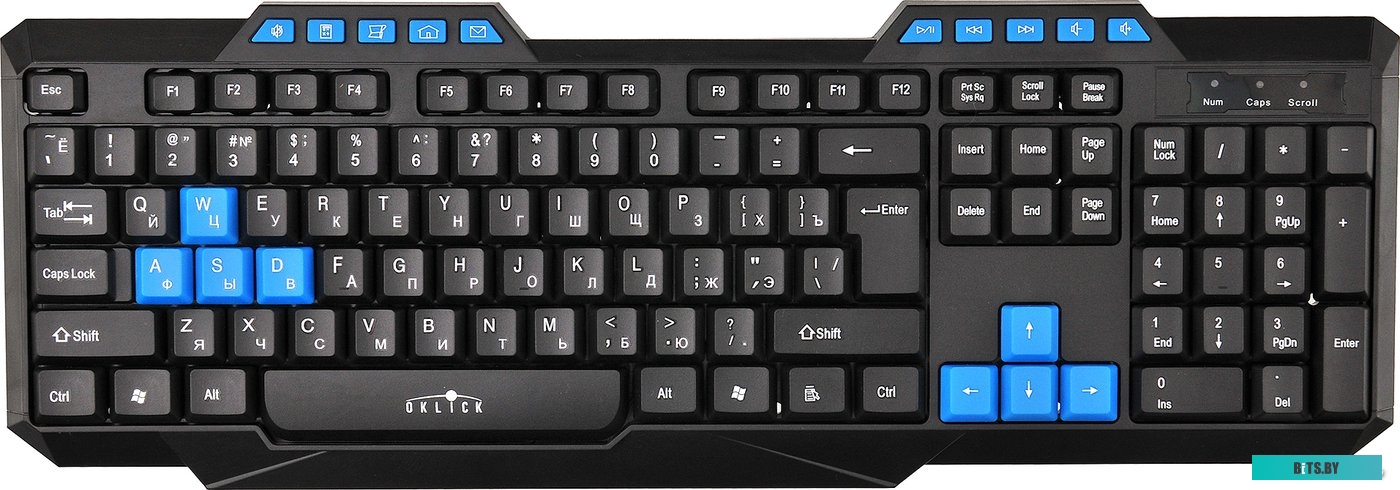 Клавиатура Oklick 750G FROST WAR