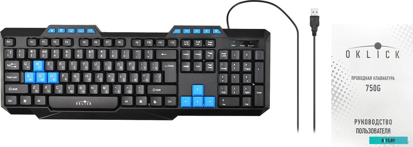 Клавиатура Oklick 750G FROST WAR