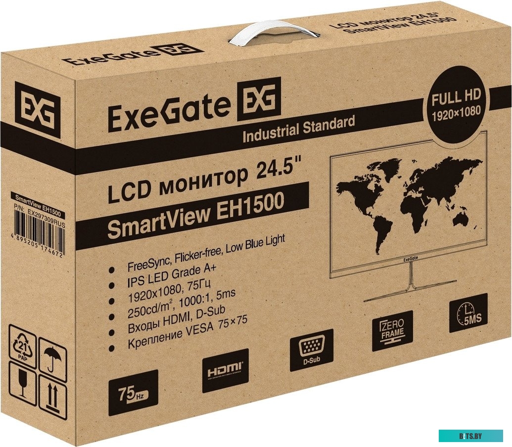 Блок питания ExeGate ServerPRO-1U-400ADS <EX237309RUS>