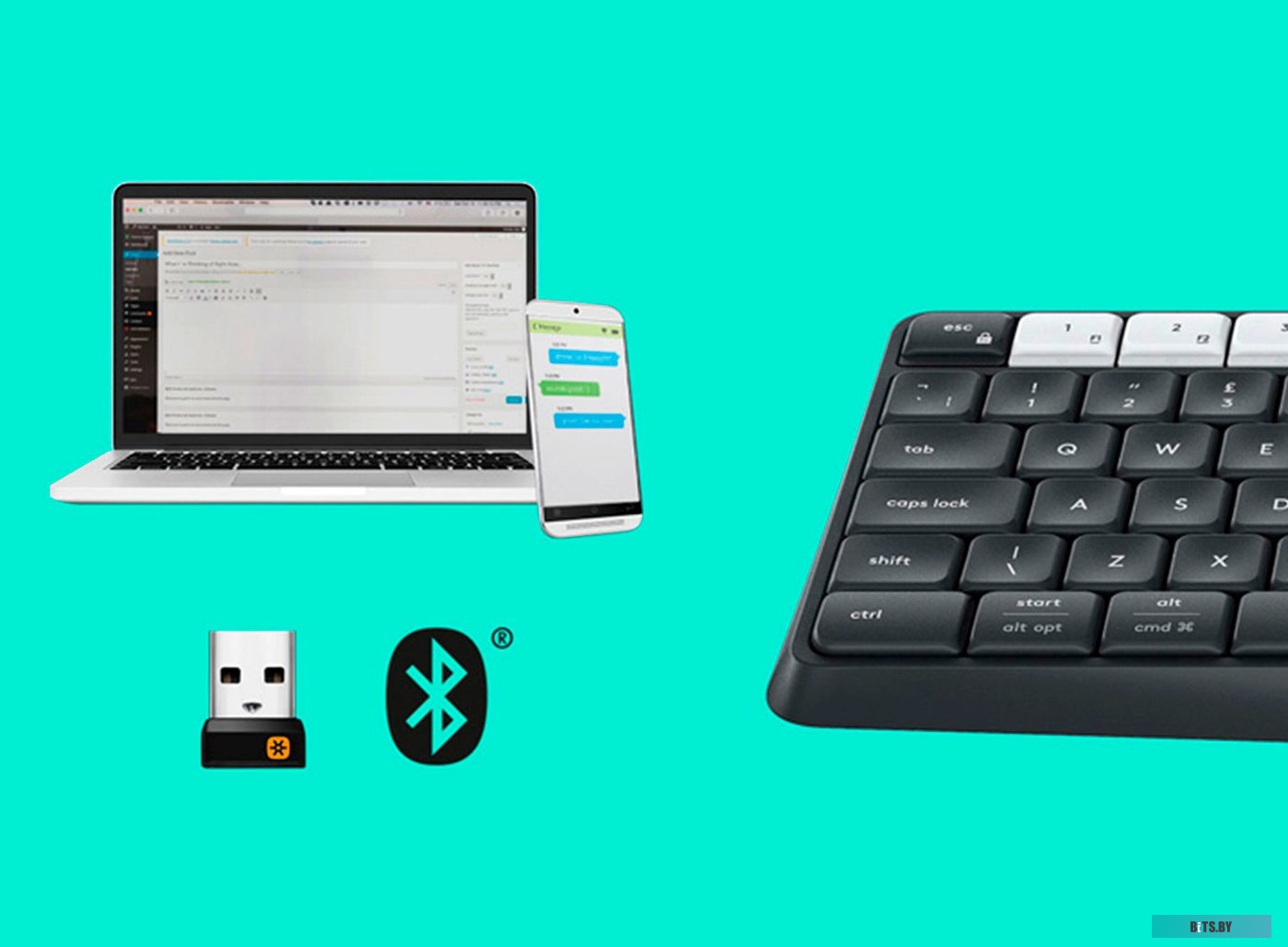Клавиатура Logitech K375s Multi-Device [920-008184]