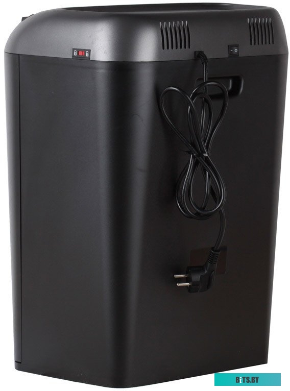 Шредер Fellowes® Powershred® FS-4671101 70S, DIN P-2, 5.8мм, 14 лcт., 27лтр., Safety Lock, уничт.: скобы, пл. карты, скрепки, CD