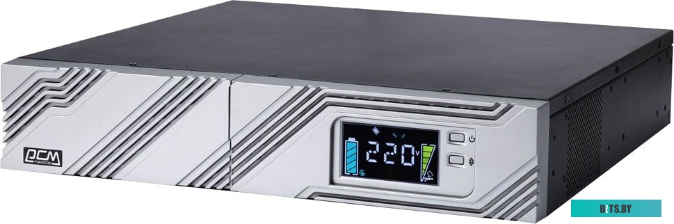 Источник бесперебойного питания (ИБП) Powercom Smart Rack&Tower SRT-3000A LCD