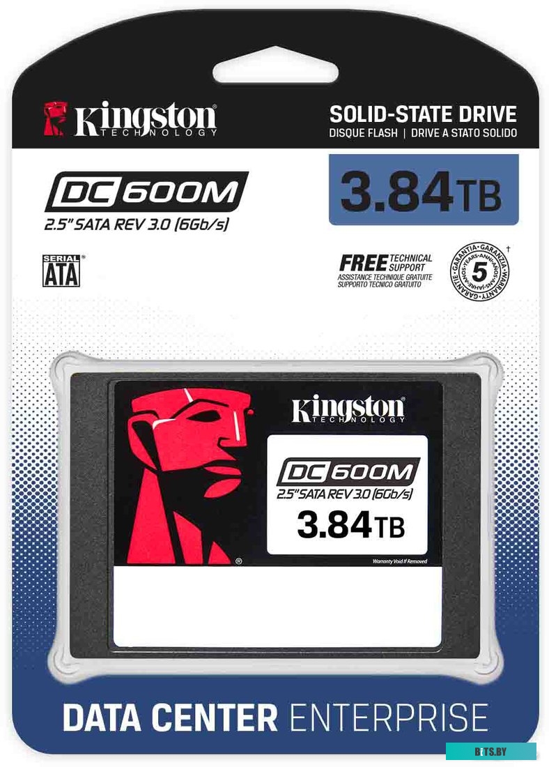 SSD накопитель Kingston DC600M 3.84TB SEDC600M/3840G