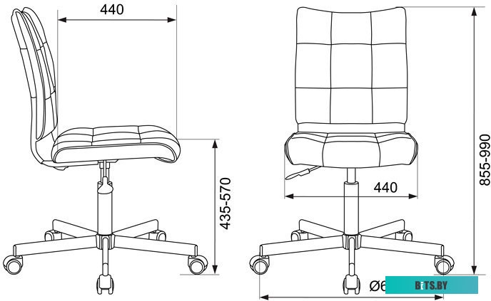Офисное кресло (Стул) Бюрократ CH-330M (розовый) <CH-330M/PINK>