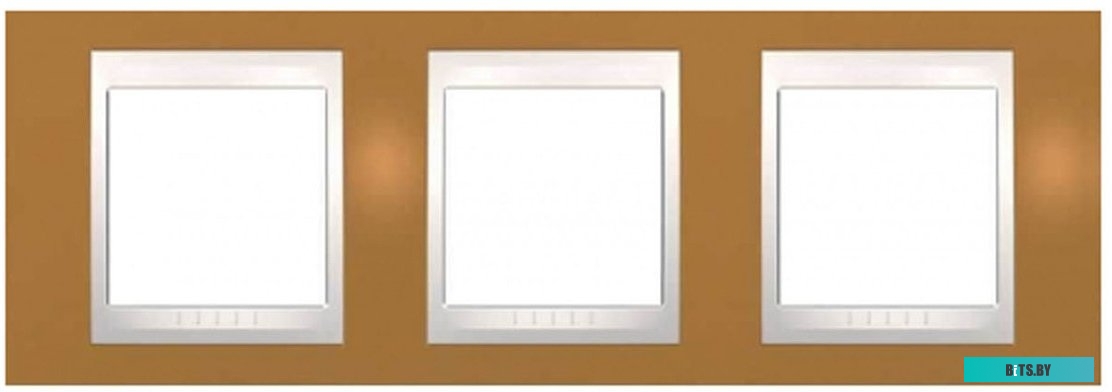 Рамка Schneider Electric Unica MGU6.006.569 (оранжевый/слоновая кость)