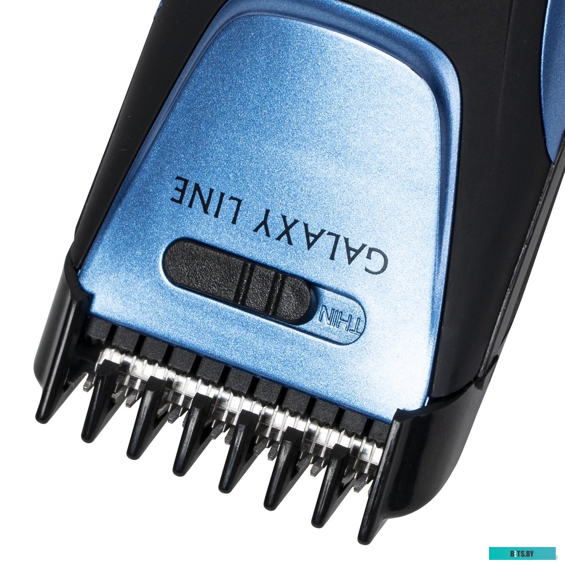 ГЛ4166Л Машинка для стрижки Galaxy Line GL 4166 черный 3Вт (насадок в компл:1шт)