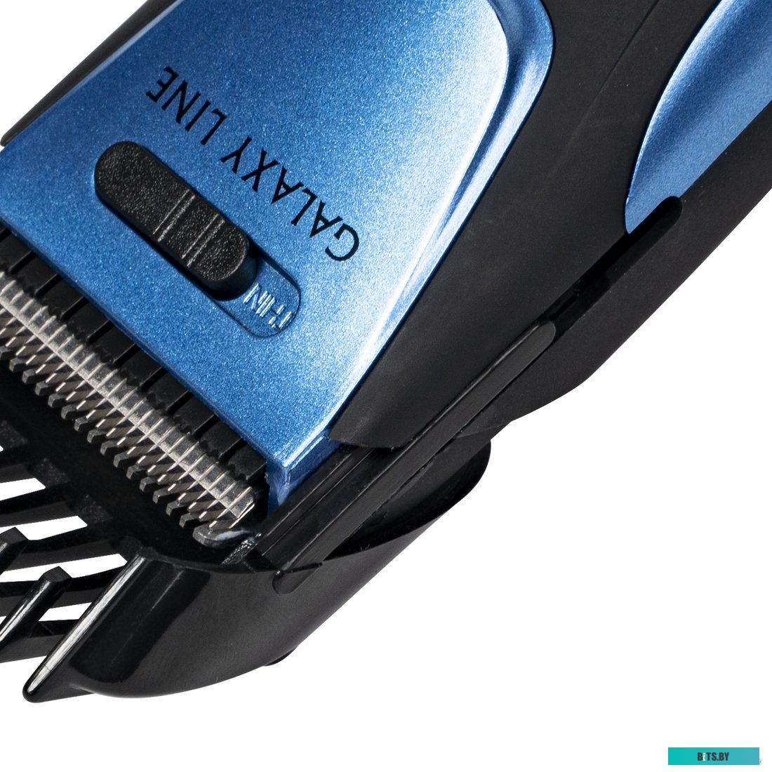 ГЛ4166Л Машинка для стрижки Galaxy Line GL 4166 черный 3Вт (насадок в компл:1шт)