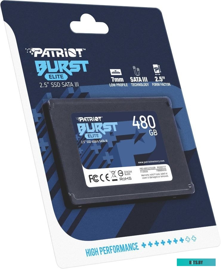 SSD Накопитель Patriot Burst Elite 480GB PBE480GS25SSDR