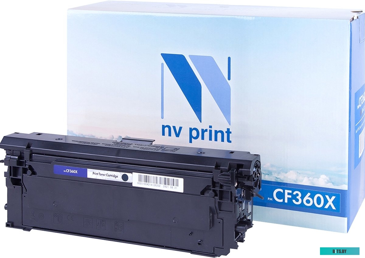 Картридж NV Print NV-CF360XBk (аналог HP 508X (CF360X)