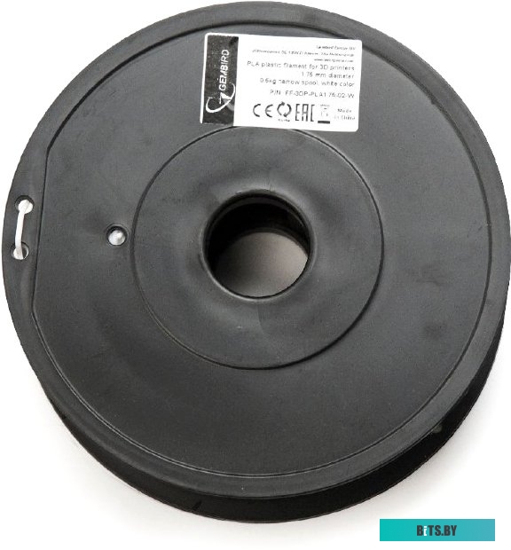 Филамент Gembird 3DP-PLA+1.75-02-W