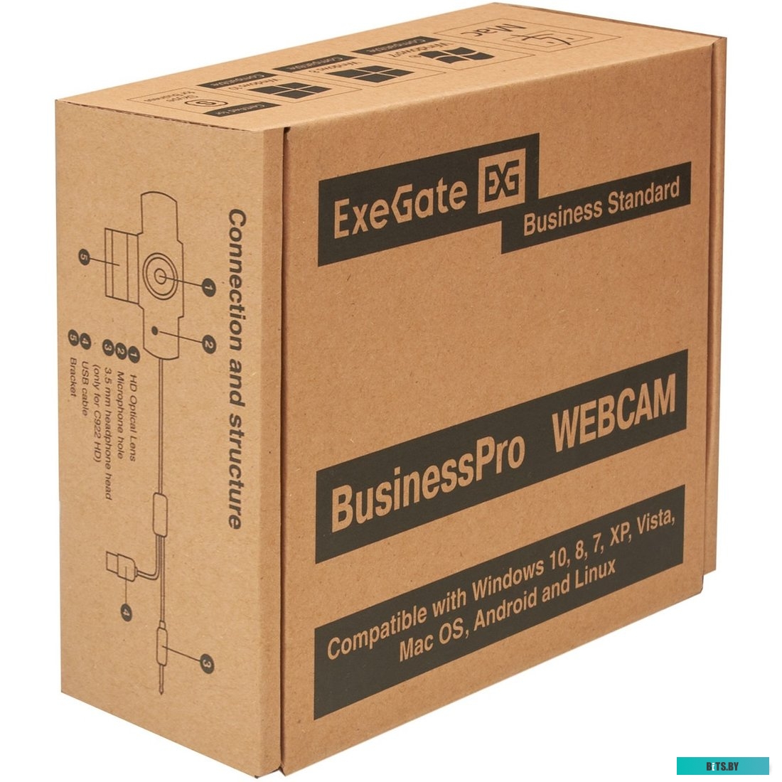 Веб-камера ExeGate BusinessPro C922 2K <EX294578RUS>