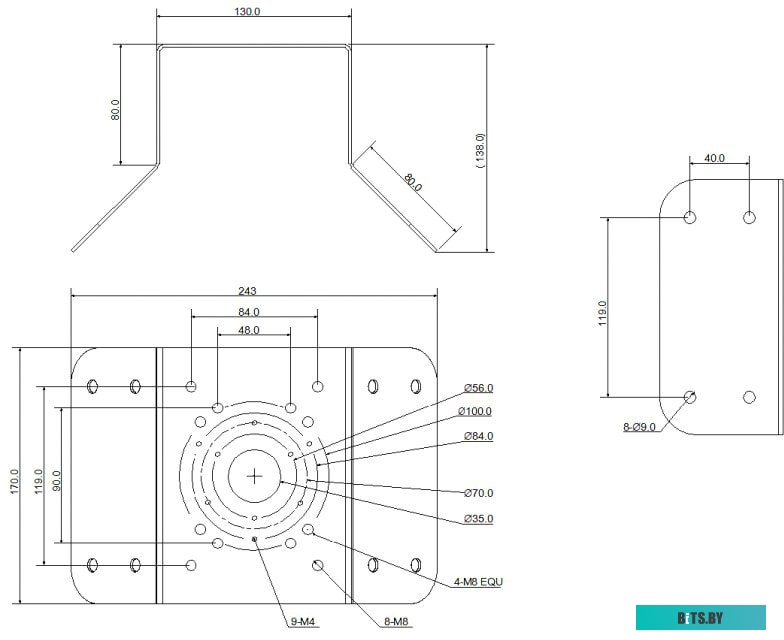 Кронштейн Dahua DH-PFA151