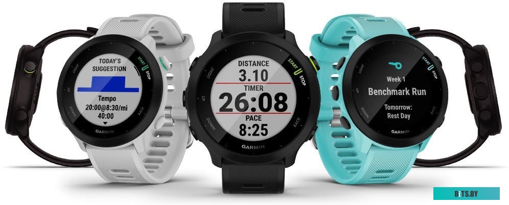 Умные часы Garmin Forerunner 55 (черный) <010-02562-10>