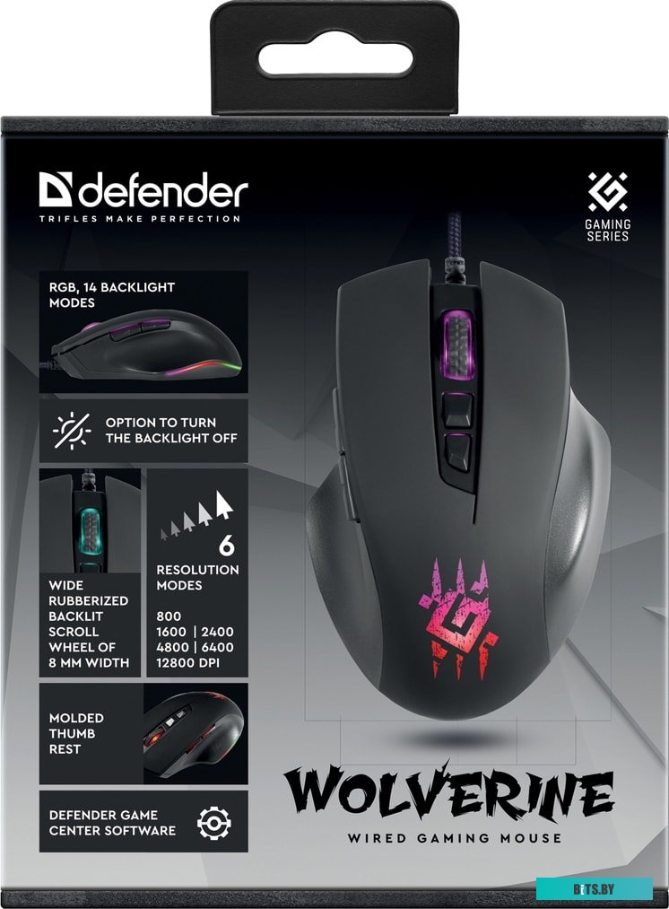 Мышь Defender Wolverine GM-700L <52700>