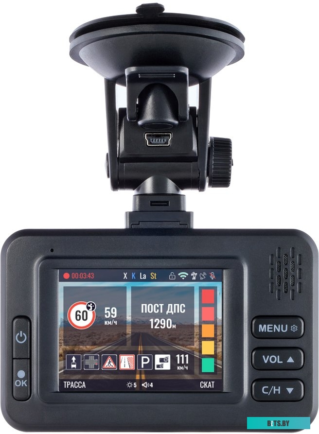 Видеорегистратор-радар детектор (2в1) Roadgid Optima GT <1045065>
