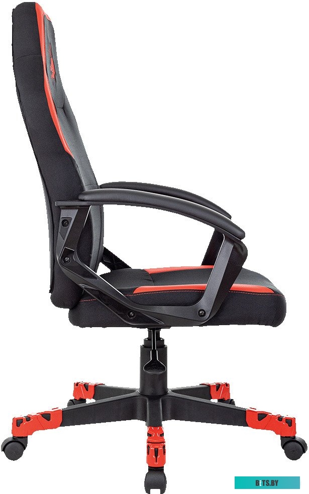 BLOODY GC-190 Кресло игровое A4Tech Bloody GC-190 черный/красный текстиль/эко.кожа крестов. пластик