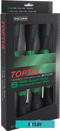 Набор отверток Toptul GAAE0613 6 предметов