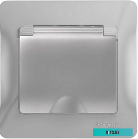 Розетка Schneider Electric Glossa GSL000346 (алюминий)