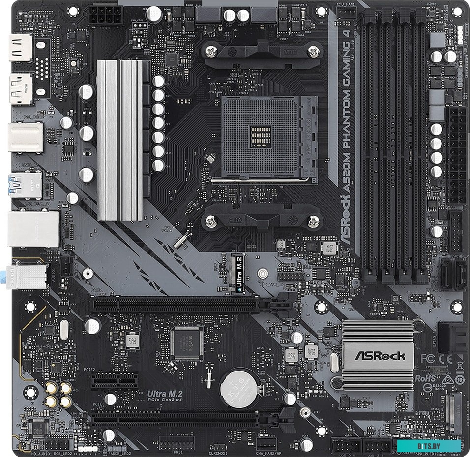 Материнская плата ASRock A520M Phantom Gaming 4