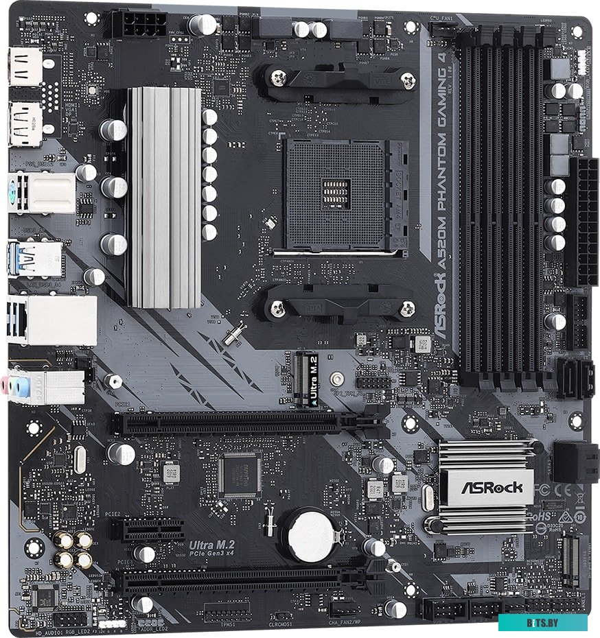 Материнская плата ASRock A520M Phantom Gaming 4