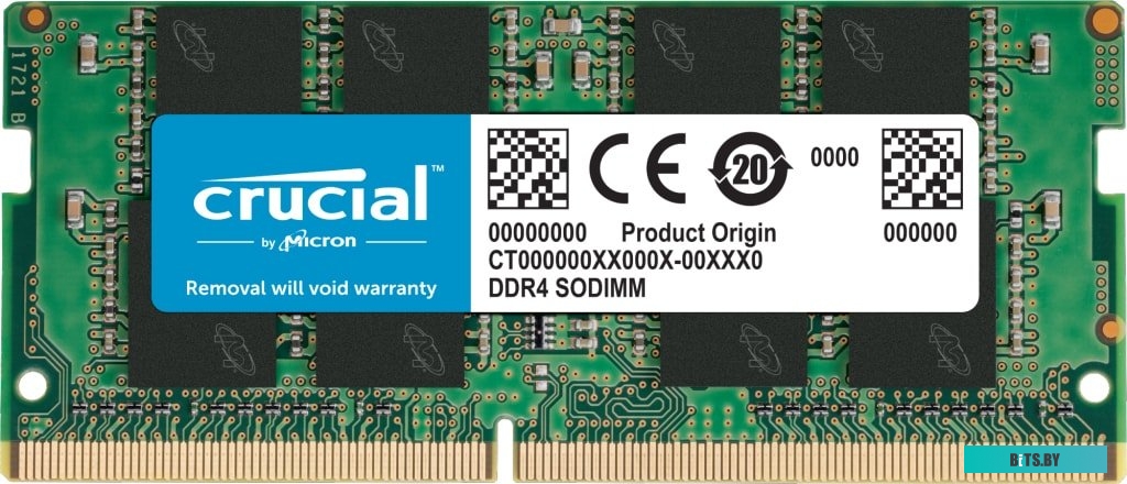 Модуль памяти Crucial 16GB DDR4 SODIMM PC4-25600 CT16G4SFRA32A