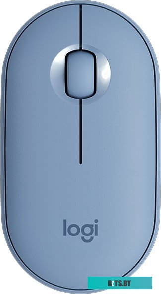 Мышь Logitech M350 Pebble (голубой)