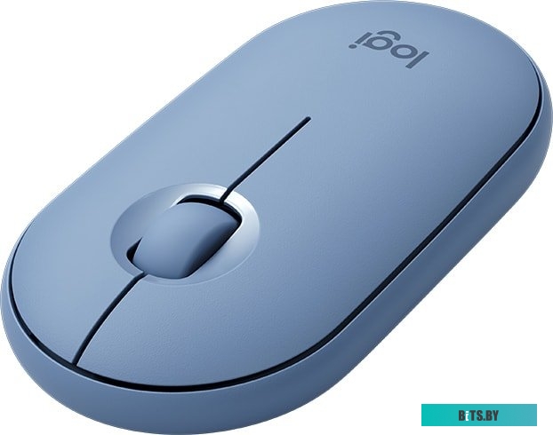 Мышь Logitech M350 Pebble (голубой)