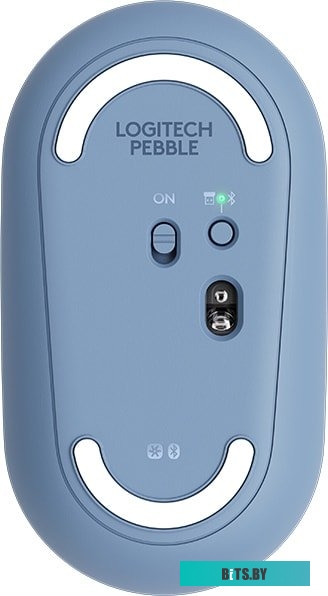 Мышь Logitech M350 Pebble (голубой)