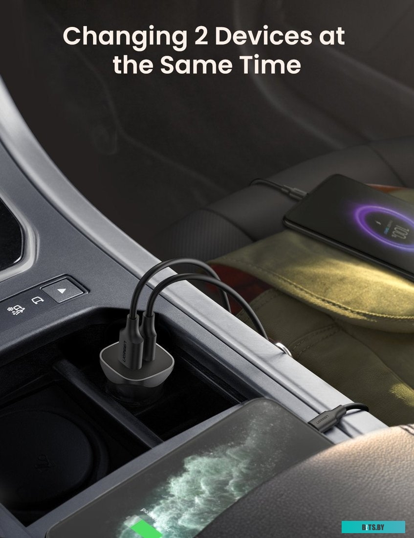 Автомобильное зарядное Ugreen CD130 30780