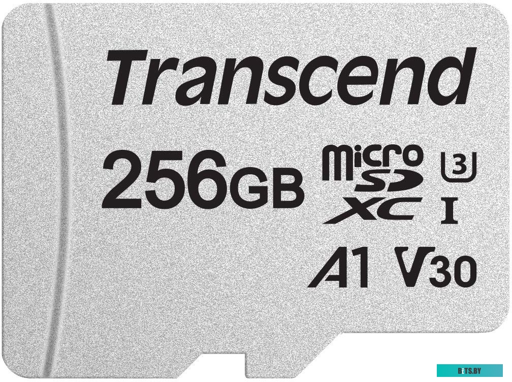 Карта памяти Transcend 300S 256GB (с адаптером) <TS256GUSD300S-A>