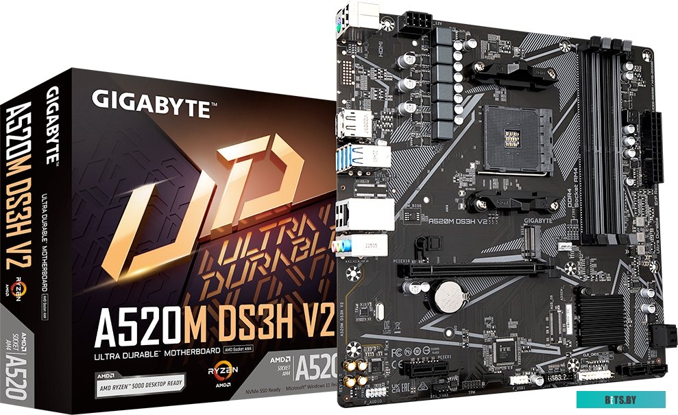 Материнская плата Gigabyte A520M DS3H V2