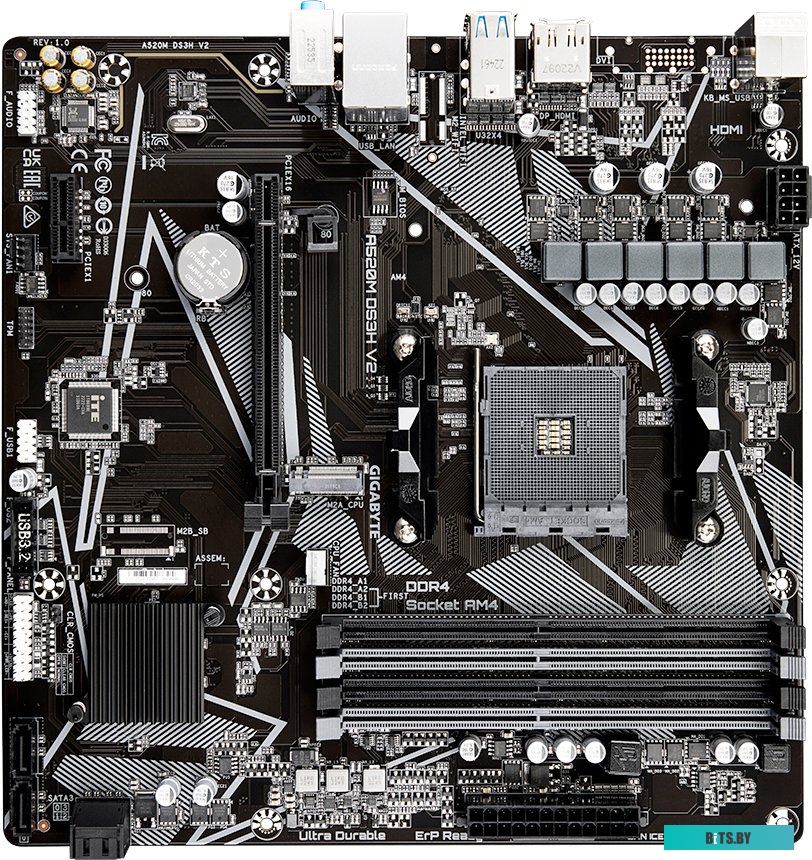 Материнская плата Gigabyte A520M DS3H V2