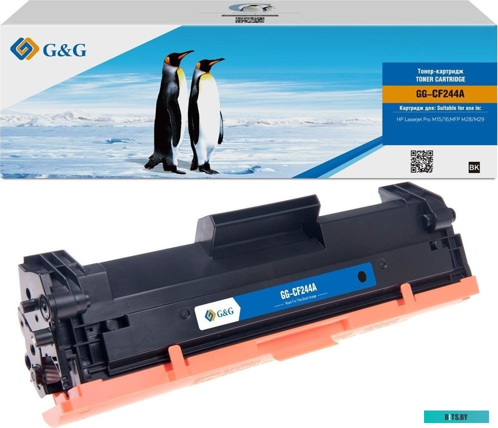 Картридж лазерный G&G GG-CF244A черный (1000стр.) для HP LaserJet Pro M15/16;MFP M28/M29