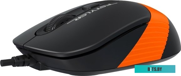 Мышь A4Tech FStyler FM10 черный-оранжевый