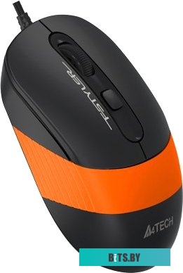 Мышь A4Tech FStyler FM10 черный-оранжевый
