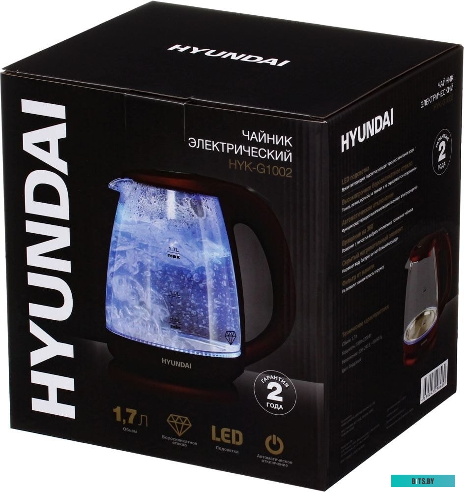 Электрочайник Hyundai HYK-G1002