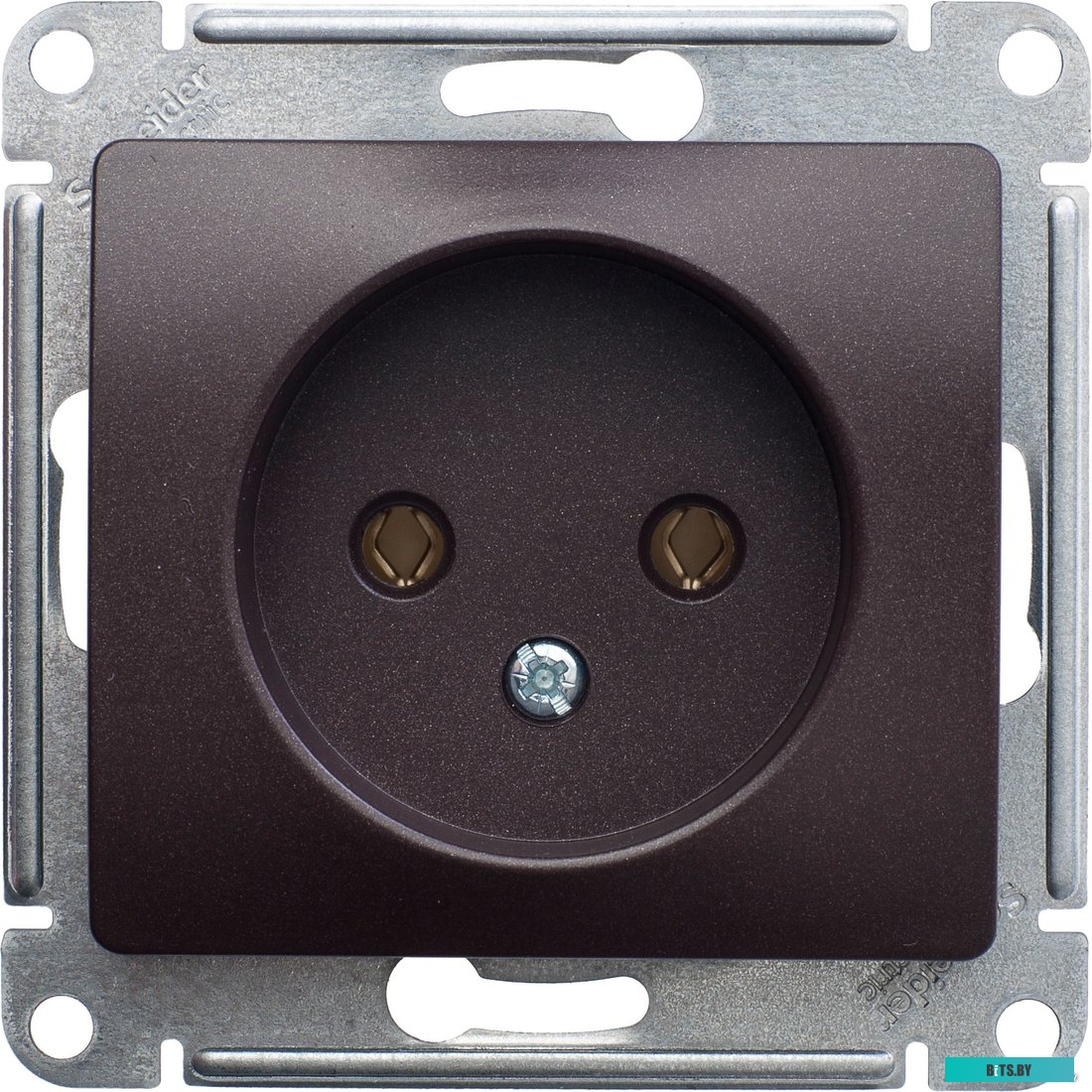 Розетка Schneider Electric Glossa GSL000841 (шоколад)