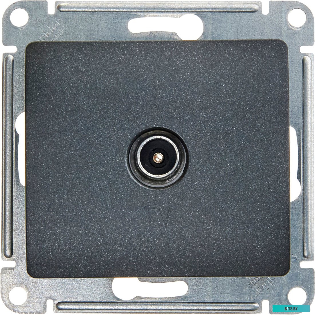 Розетка Schneider Electric Glossa GSL000792 (антрацит)