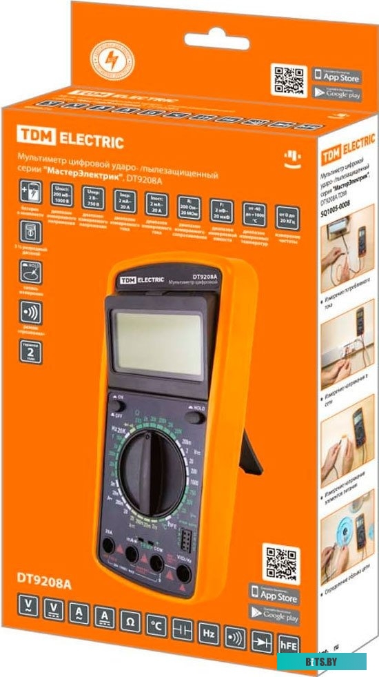 Мультиметр TDM Electric DT9208A <SQ1005-0008>