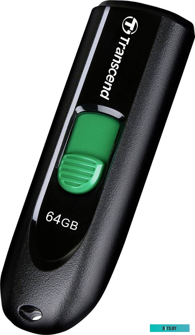 USB накопитель (Флешка) Transcend JetFlash 790C 64GB (черный/зеленый) <TS64GJF790C>