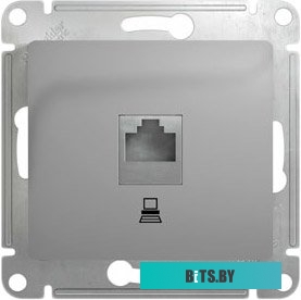 Розетка Schneider Electric Glossa GSL000381K (алюминий)