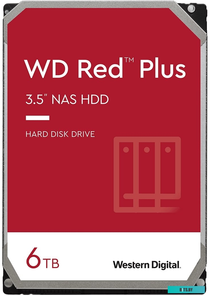 Жесткий диск WD Red Plus 6TB WD60EFZX