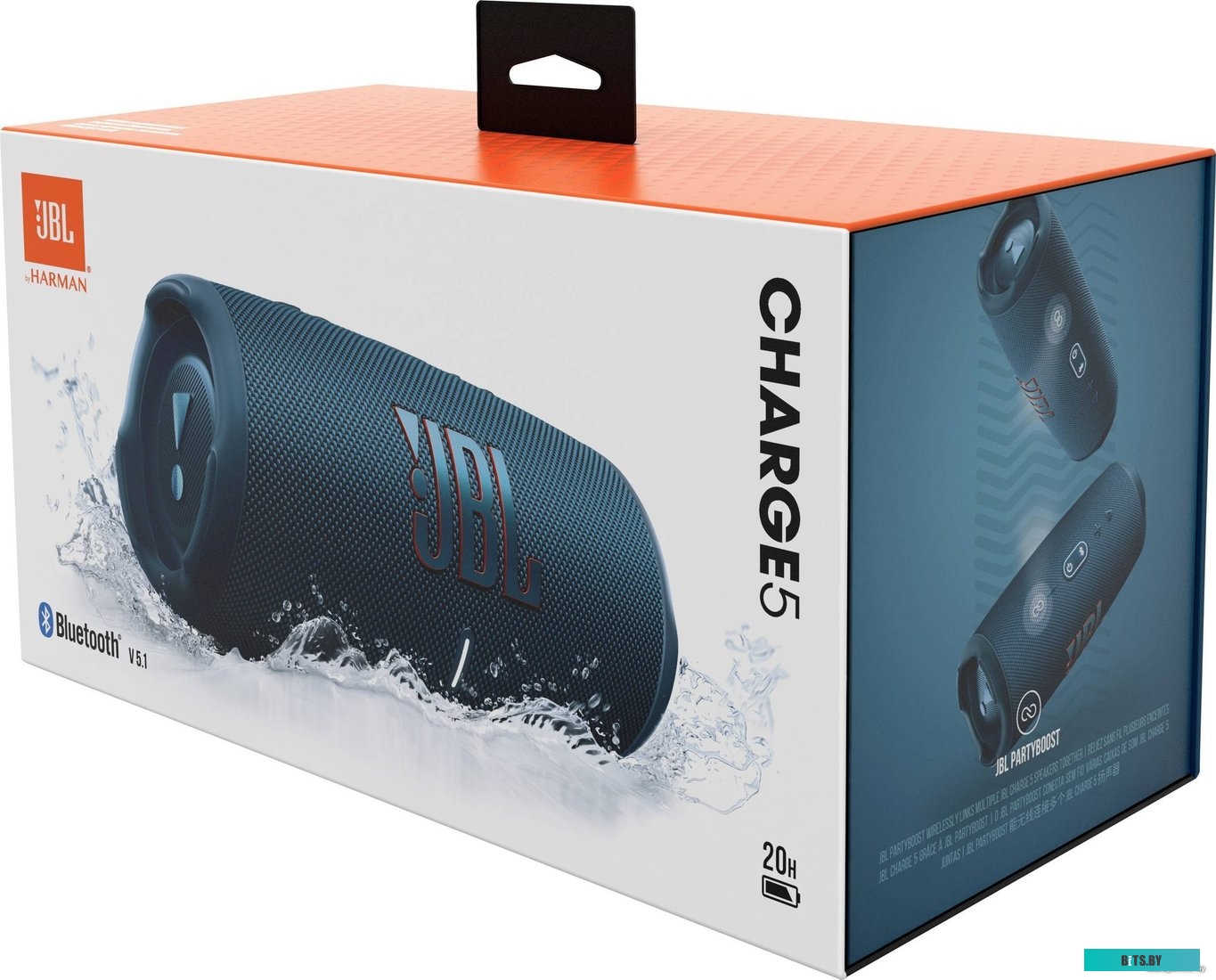 Беспроводная колонка JBL Charge 5 (синий) <JBLCHARGE5BLU>