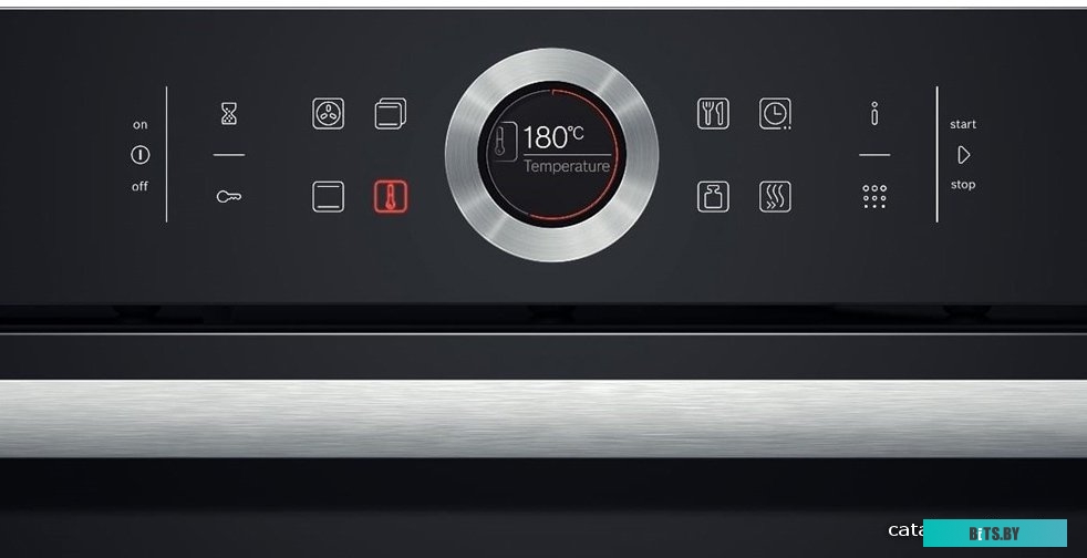 HBG675BB1 59.5x59.5x54.8 см, 71л, дисплей, 8 режимов, пиролиз, 4 стекла, черный