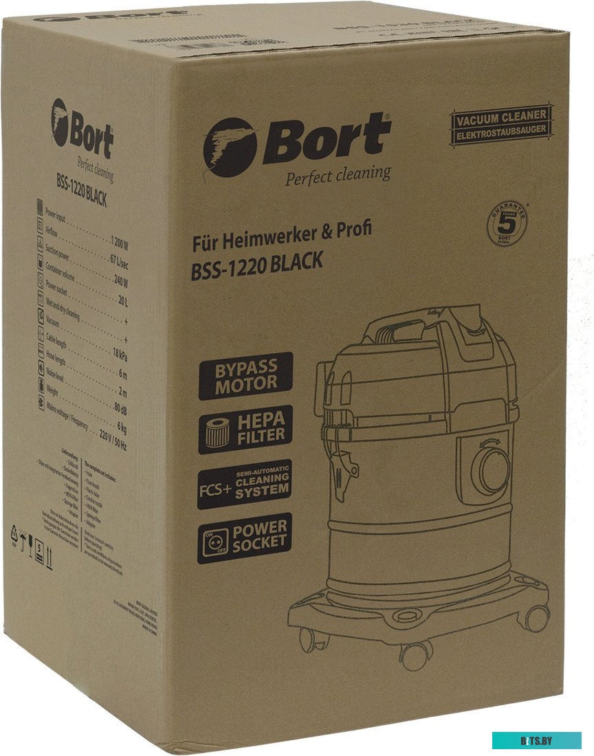 Пылесос Bort BSS-1220 Black <93412598>