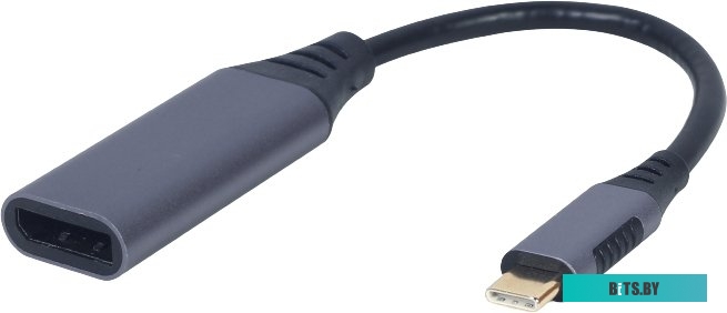 Кабель Cablexpert USB Type-C - DisplayPort A-USB3C-DPF-01 (0.15 м, фиолетовый)