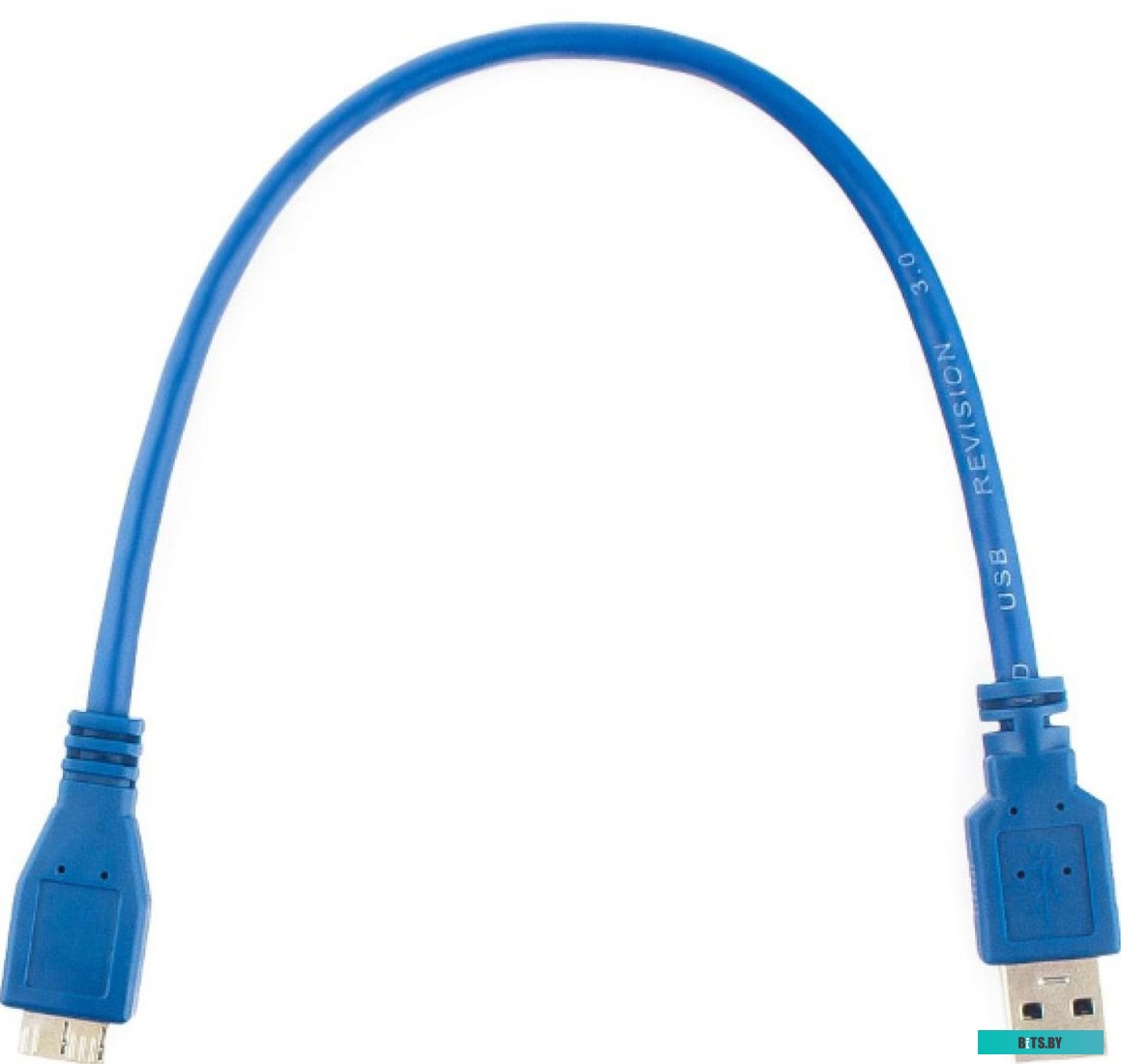 Кабель Cablexpert CCP-mUSB3-AMBM-1 USB Type A - microUSB Type B (0.3 м, синий)